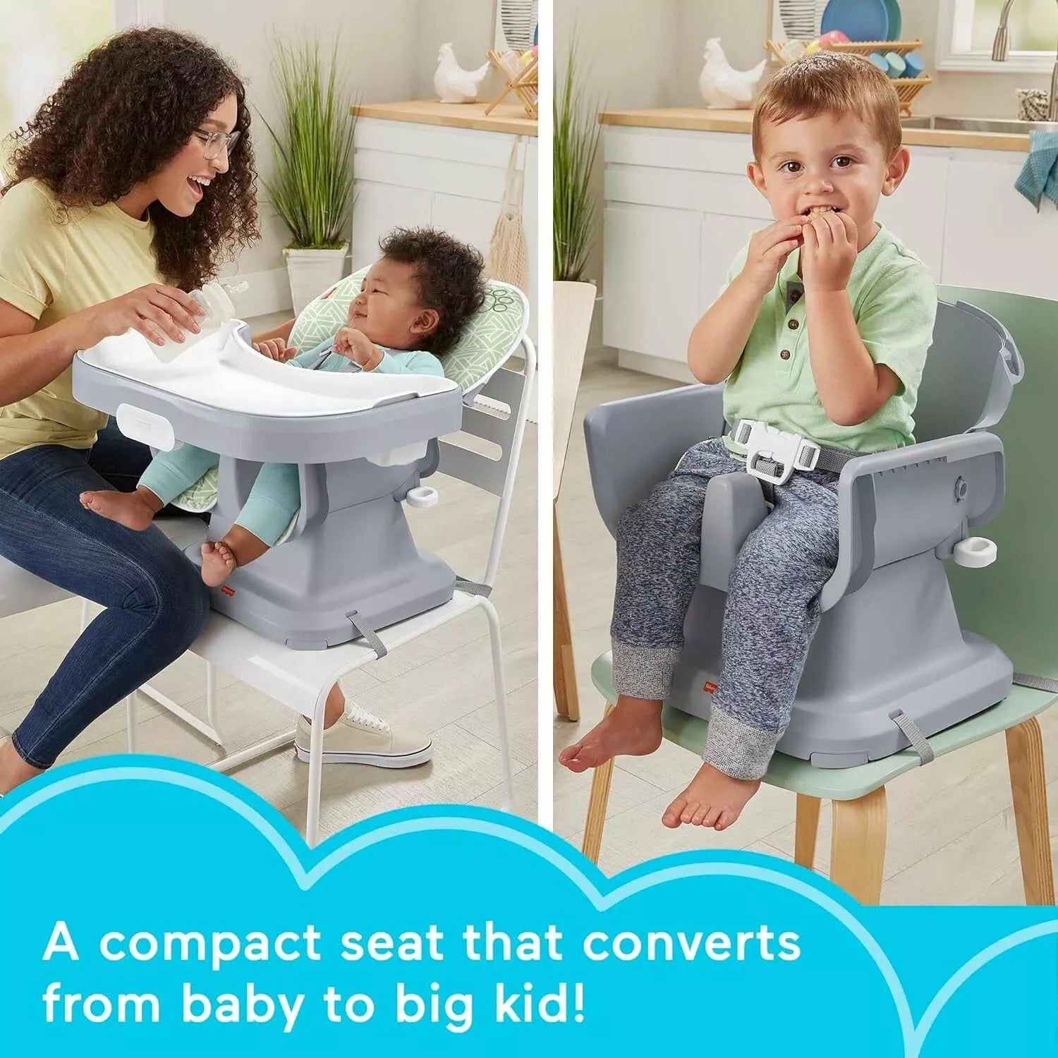 Fisher-Price SpaceSaver Simple Clean High Chair image 1