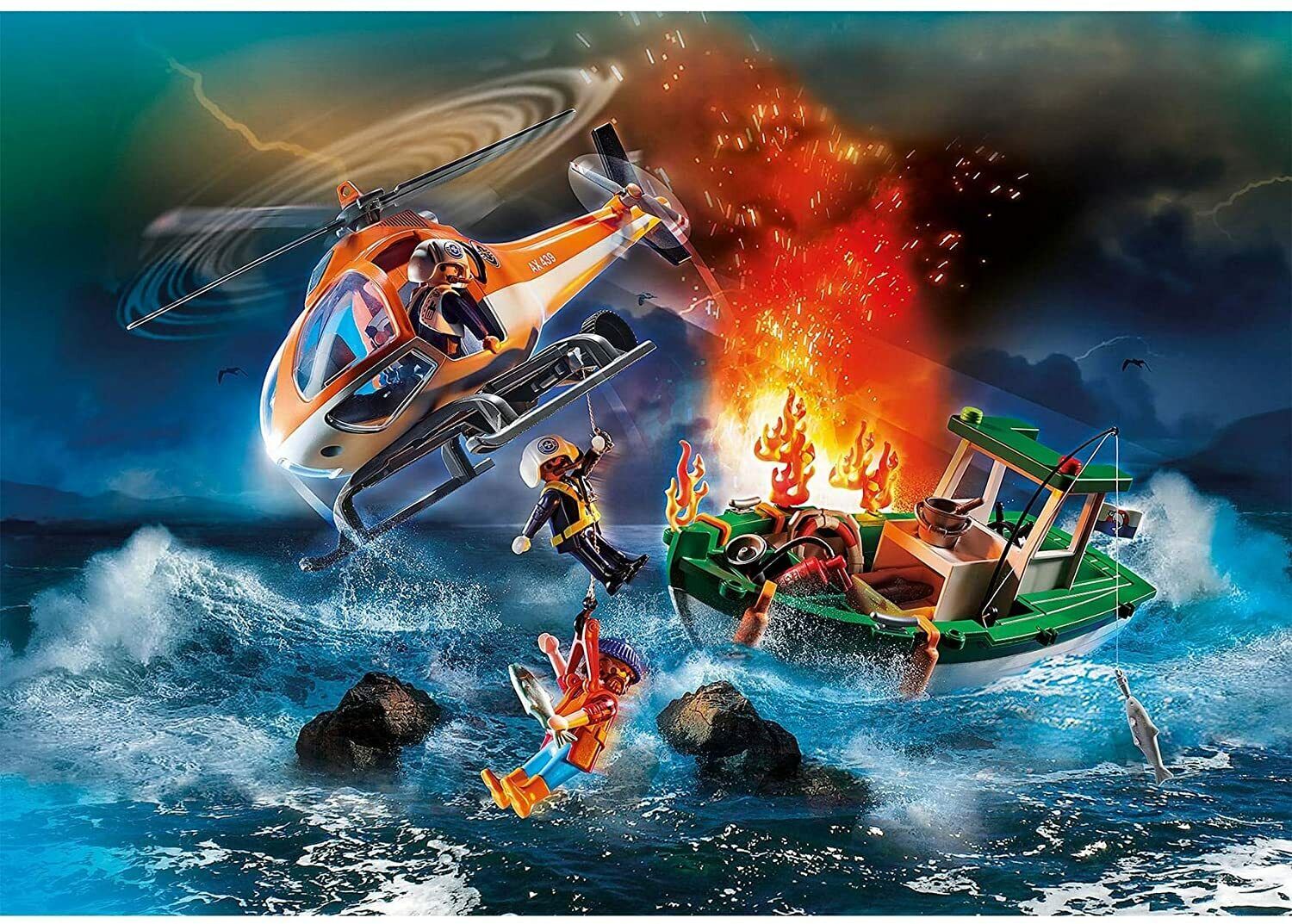 PLAYMOBIL Coastal Fire Rescue Mission image 0