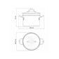 Tramontina Stainless Steel Steamer Set, 20Cm / 3.4L