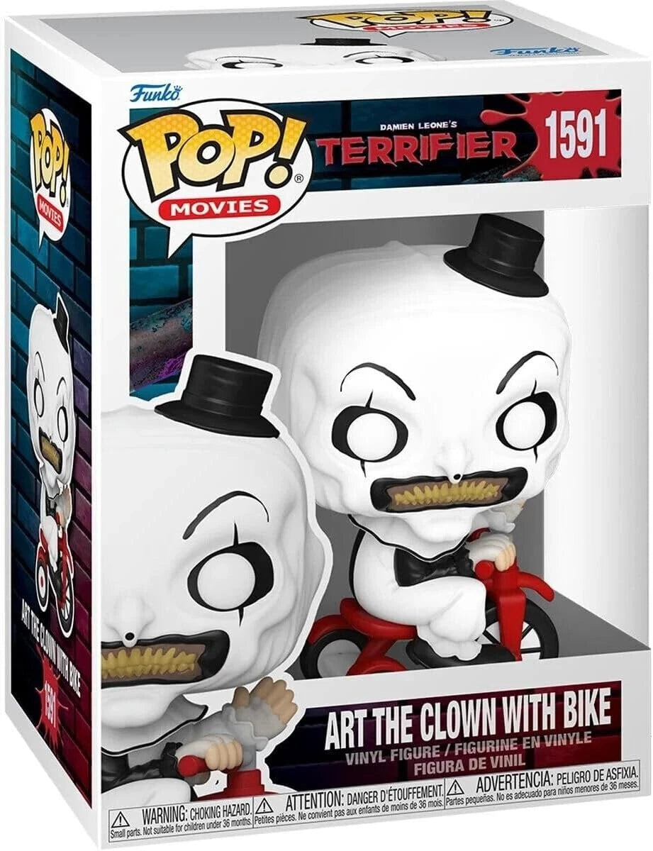 Funko POP! Movies: Terrifier - Art The Clown with Bike image 2