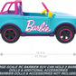 Hot Wheels Barbie RC Suv & Stickers, Battery-Powered Toy Truck image 4