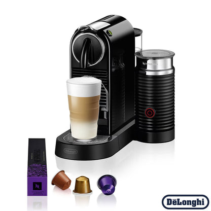 Nespresso by De'Longhi Citiz Capsule Coffee Machine & Aeroccino Milk Frother, Bl image 0