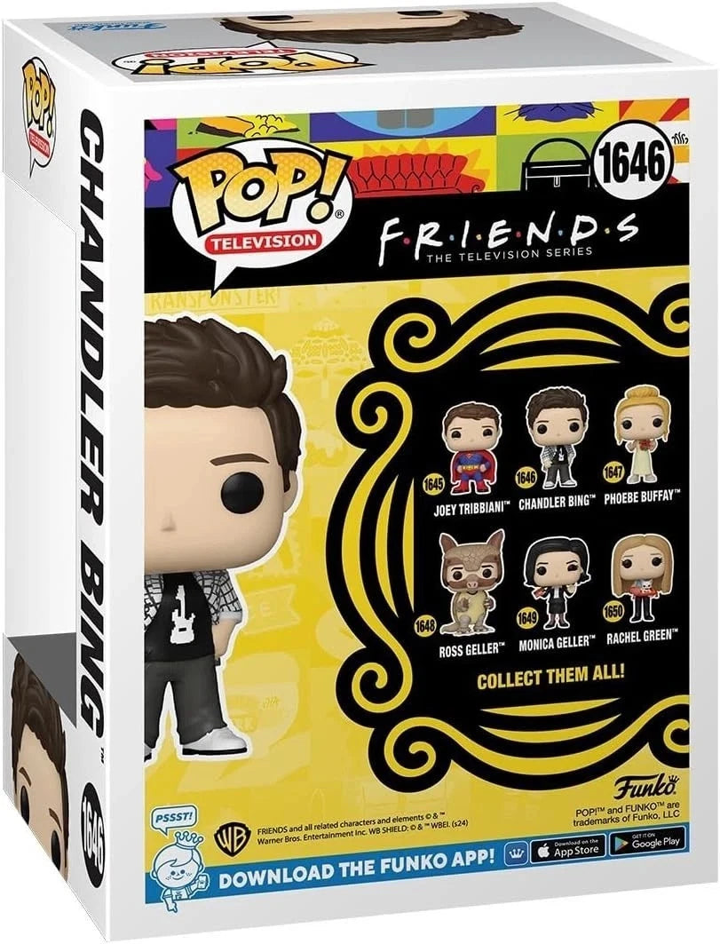 Funko POP TV: Friends – Chandler Bing - (College) image 3