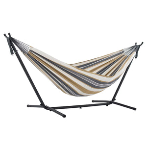 Vivere Cotton Hammock with Steel Frame and Premium Carry Bag (9 Ft) image 0