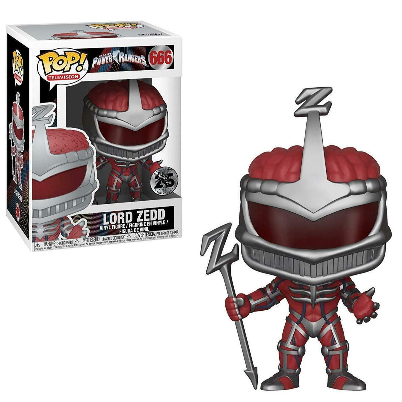 Funko POP! TV Power Rangers Series 7 Lord Zedd Vinyl Figure #666 image 0