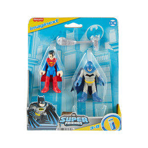 Imaginext DC Super Friends Batman and Supergirl Figure Set image 0