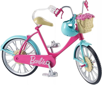 Barbie bike with Basket of Flowers image 0