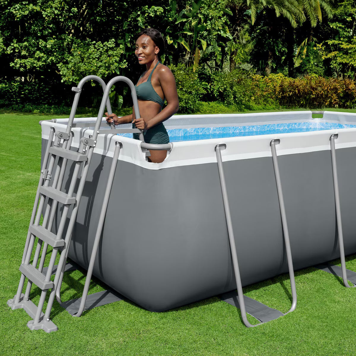Bestway 13Ft 6" (4.1M) Steel Pro Max Rectangular Pool