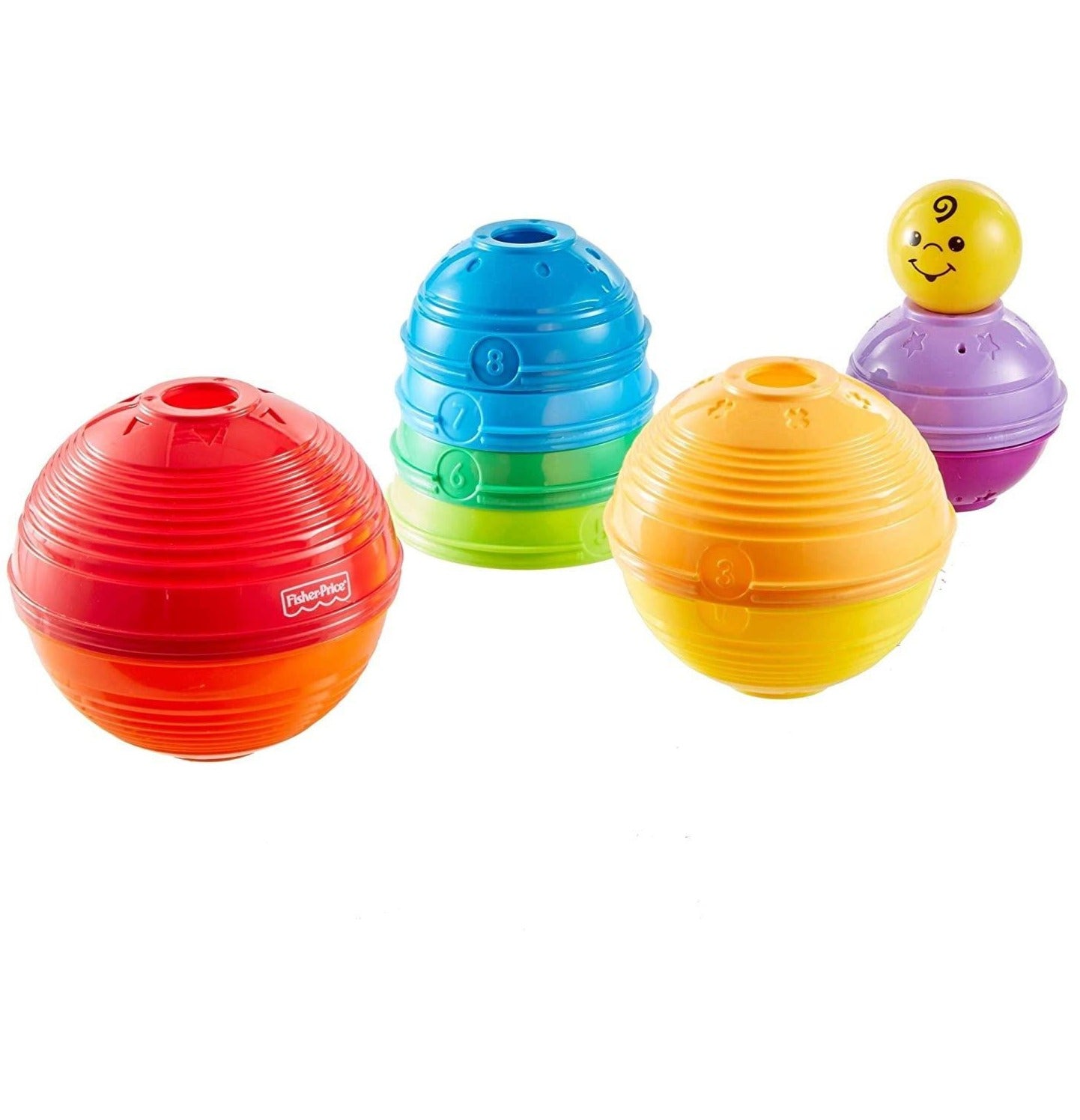 Fisher-Price Brilliant Basics Stack and Roll Cups image 4