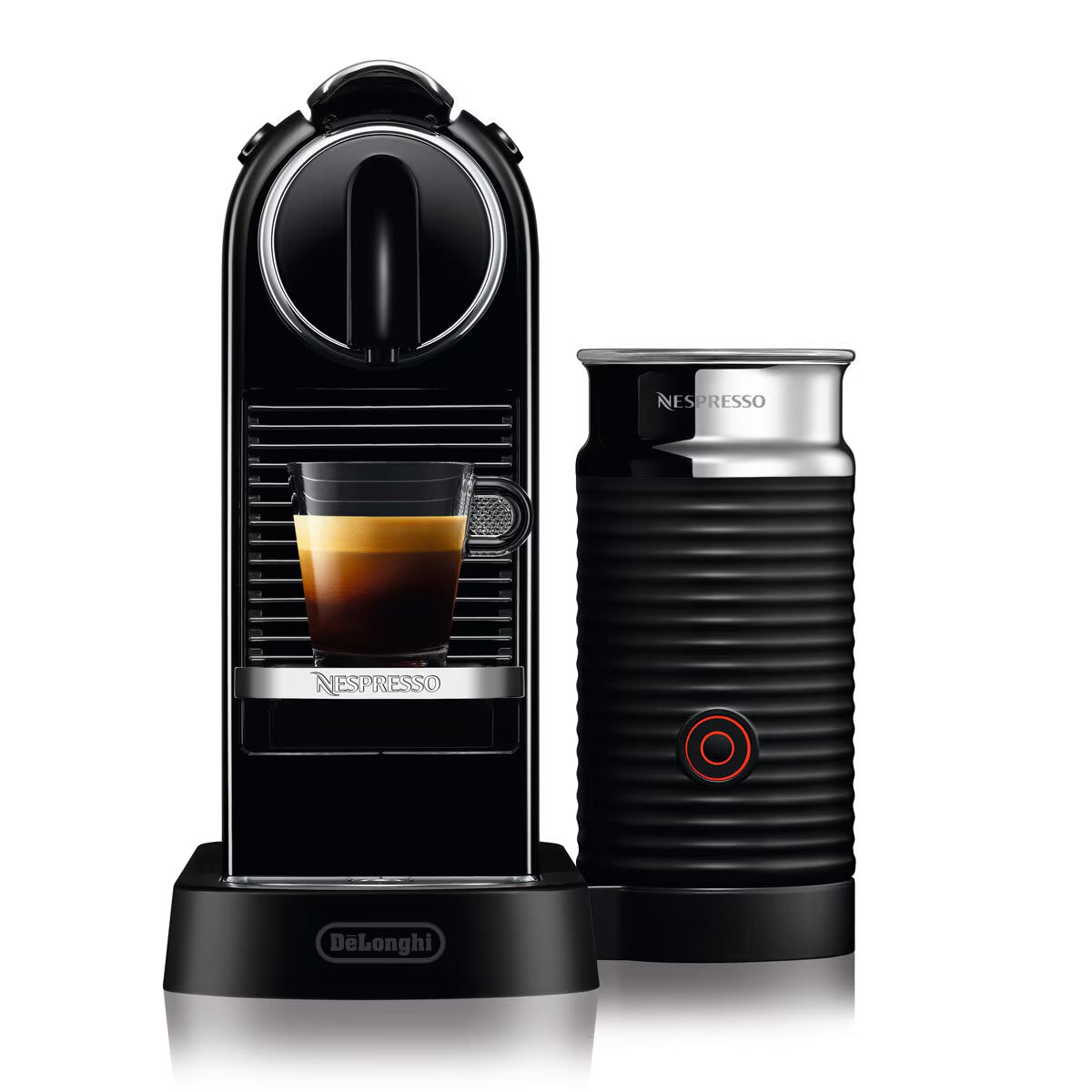 Nespresso by De'Longhi Citiz Capsule Coffee Machine & Aeroccino Milk Frother, Bl image 1