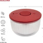 KitchenAid Universal Salad Spinner 7.43qt Empire Red One‑Hand Pump image 1