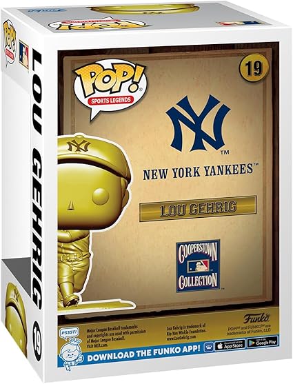 Funko POP! MLB: Legends - Lou Gerhig Rare Chase Variant image 4