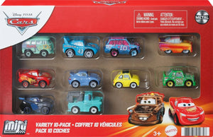Mattel Disney & Pixar Cars Die Cast Mini Racers 10 Pack, Styles May Vary image 0