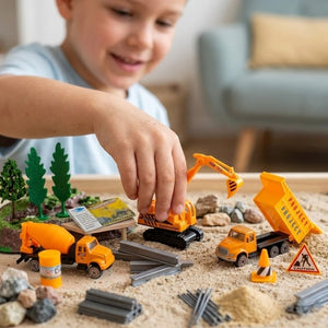 Ensemble de 10 voitures de chantier Big-Daddy