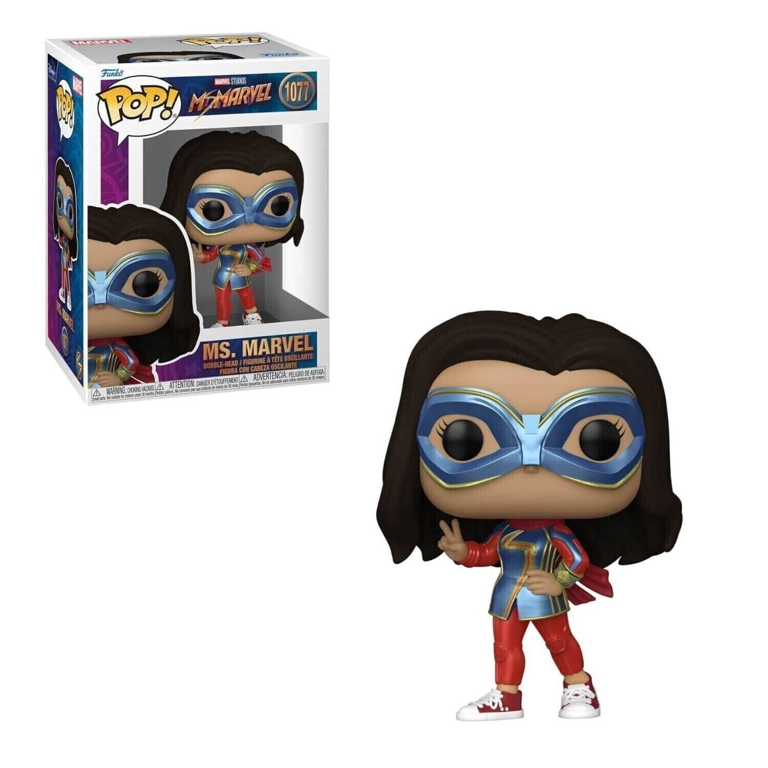 Funko Pop! Marvel Ms. Marvel Ms. Marvel Vinyl Figure #1077 image 0
