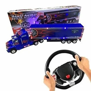 Remote Control Lorry Large W/Steering Wheel image 1