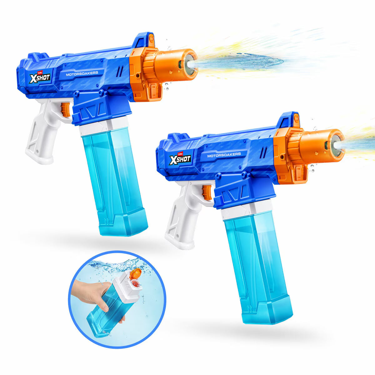 XSHOT Water Turbo Stream Motor Soaker 2-Pack by ZURU (8+ Years)