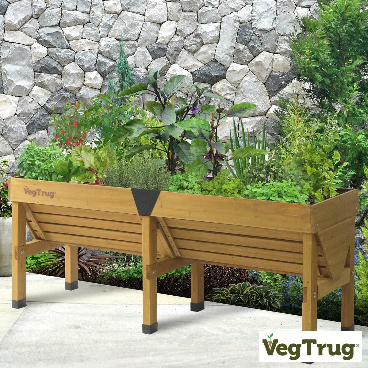 Vegtrug 1.8M Classic Raised Bed in Natural