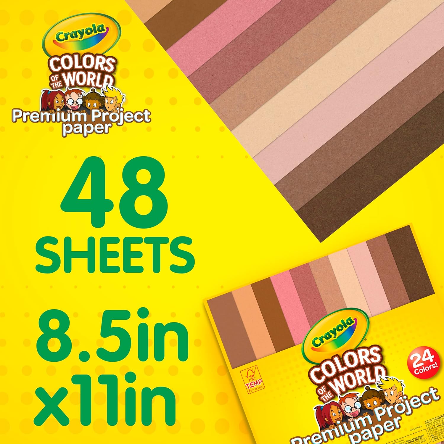 Crayola Colors of The World Construction Paper Premium Project image 3