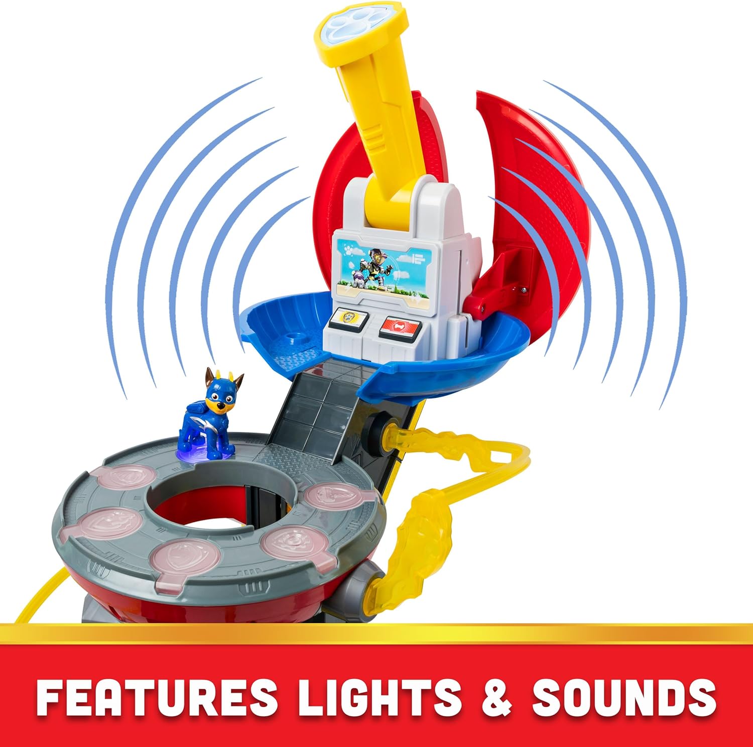 PAW Patrol, Mighty Pups Super PAWs Lookout Tower Playset with Lights & Sound image 8