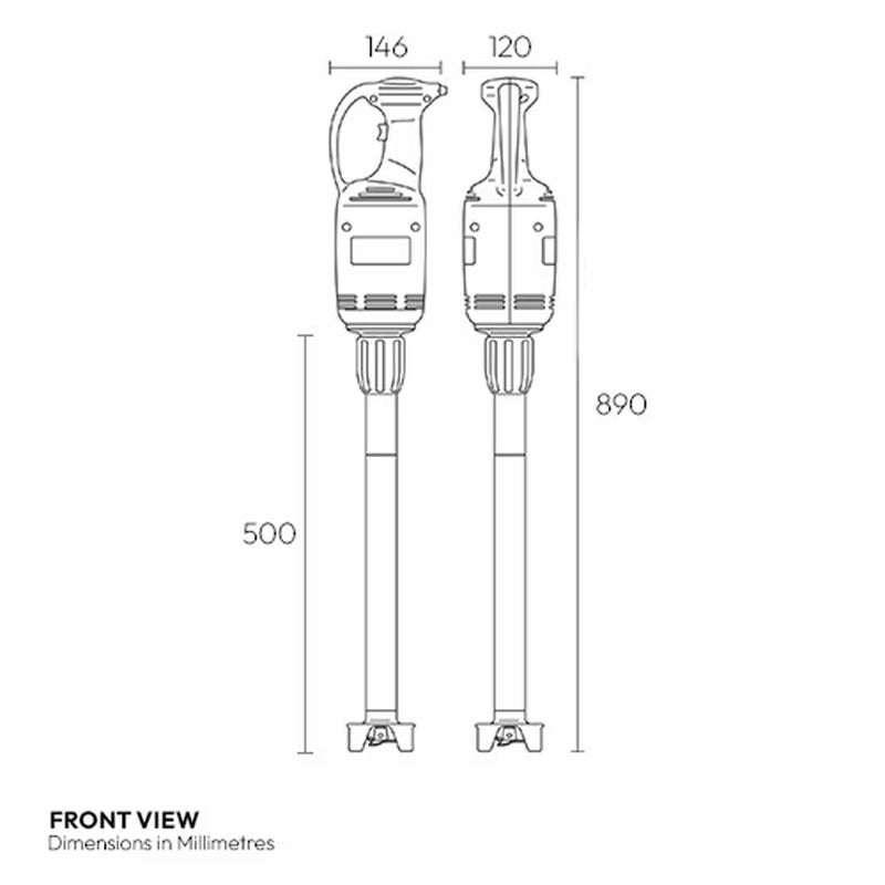 Contender MXH030 500Mm Commercial Hand Stick Blender