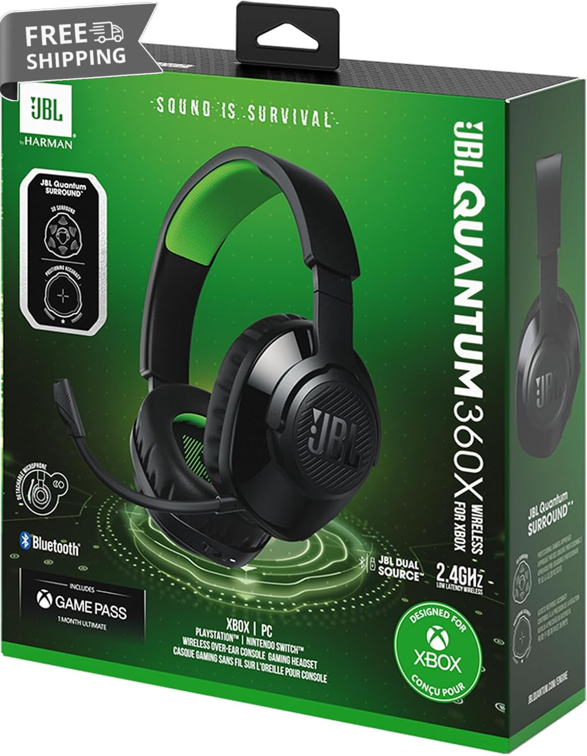 JBL Quantum 360X Wireless Gaming Headset with MicFor Xbox image 0