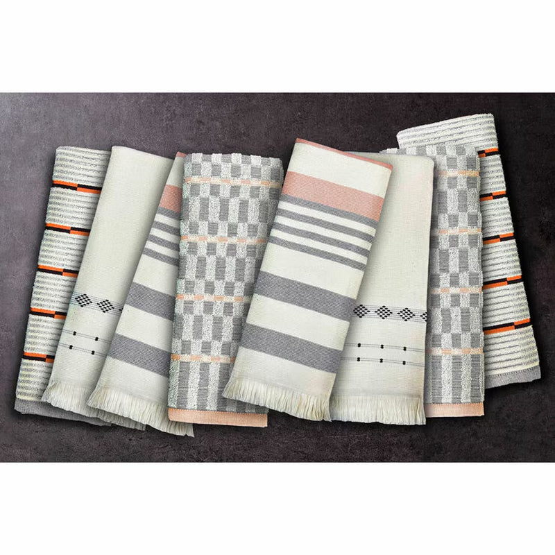 Mundo Textile Kitchen Towels 8 Pack, in 4 Designs