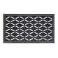 JVL Elipses Eyes Rubber Door Mat, 40 X 70 Cm - 2 Pack