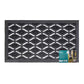 JVL Elipses Eyes Rubber Door Mat, 40 X 70 Cm - 2 Pack
