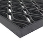 JVL Elipses Eyes Rubber Door Mat, 40 X 70 Cm - 2 Pack