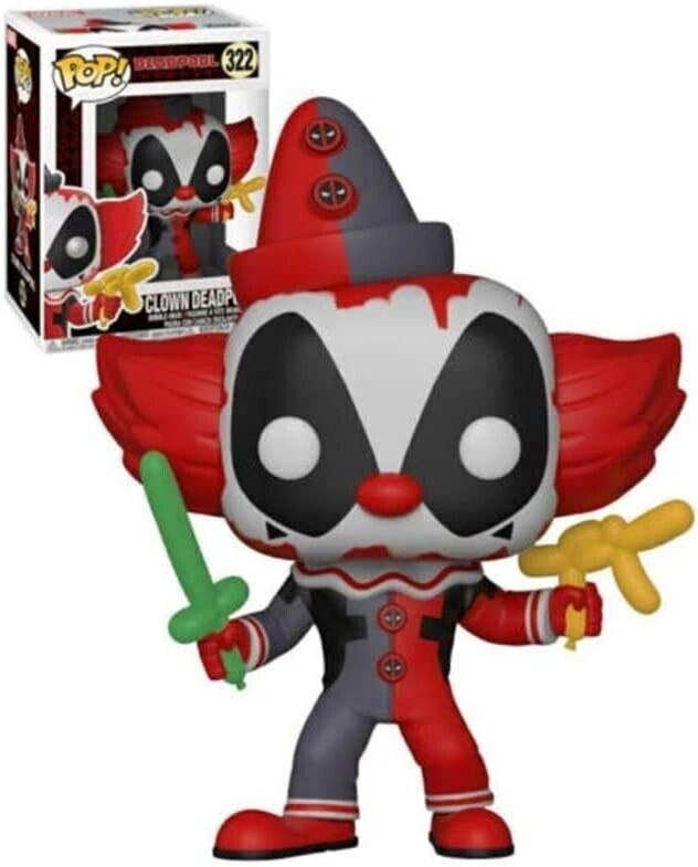 Funko POP! Deadpool Playtime - Deadpool Clown #322 image 2