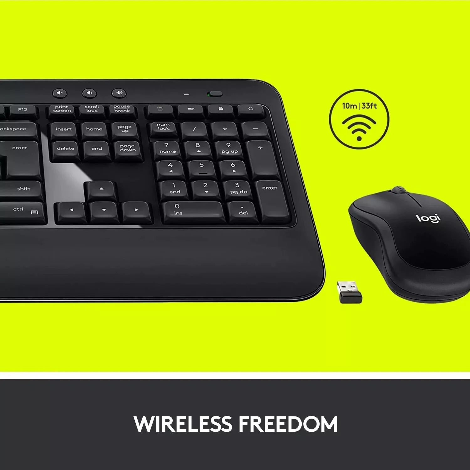 Logitech Combo Wireless Keyboard and Mouse image 5
