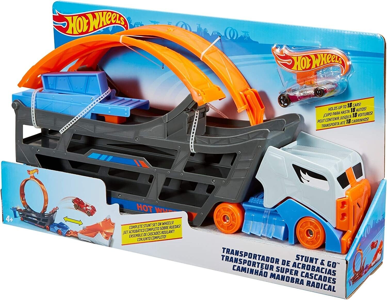 Hot Wheels Stunt & Go Transforming Track image 1