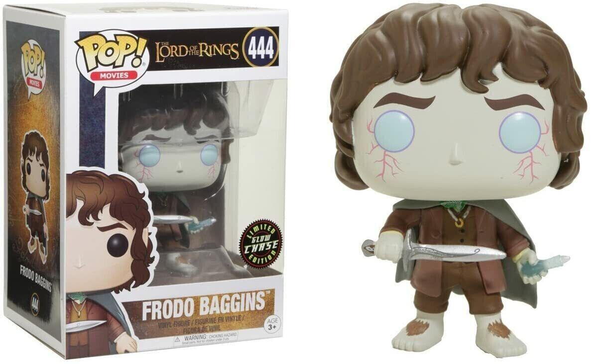 Funko POP! Movies Lord of the Rings Frodo Baggins Glow CHASE" image 0