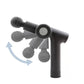 Bondir R2 Pro Percussion Massage Gun | 6 Heads | Heated Attachment | 90° Arm | 12hr Battery | Black