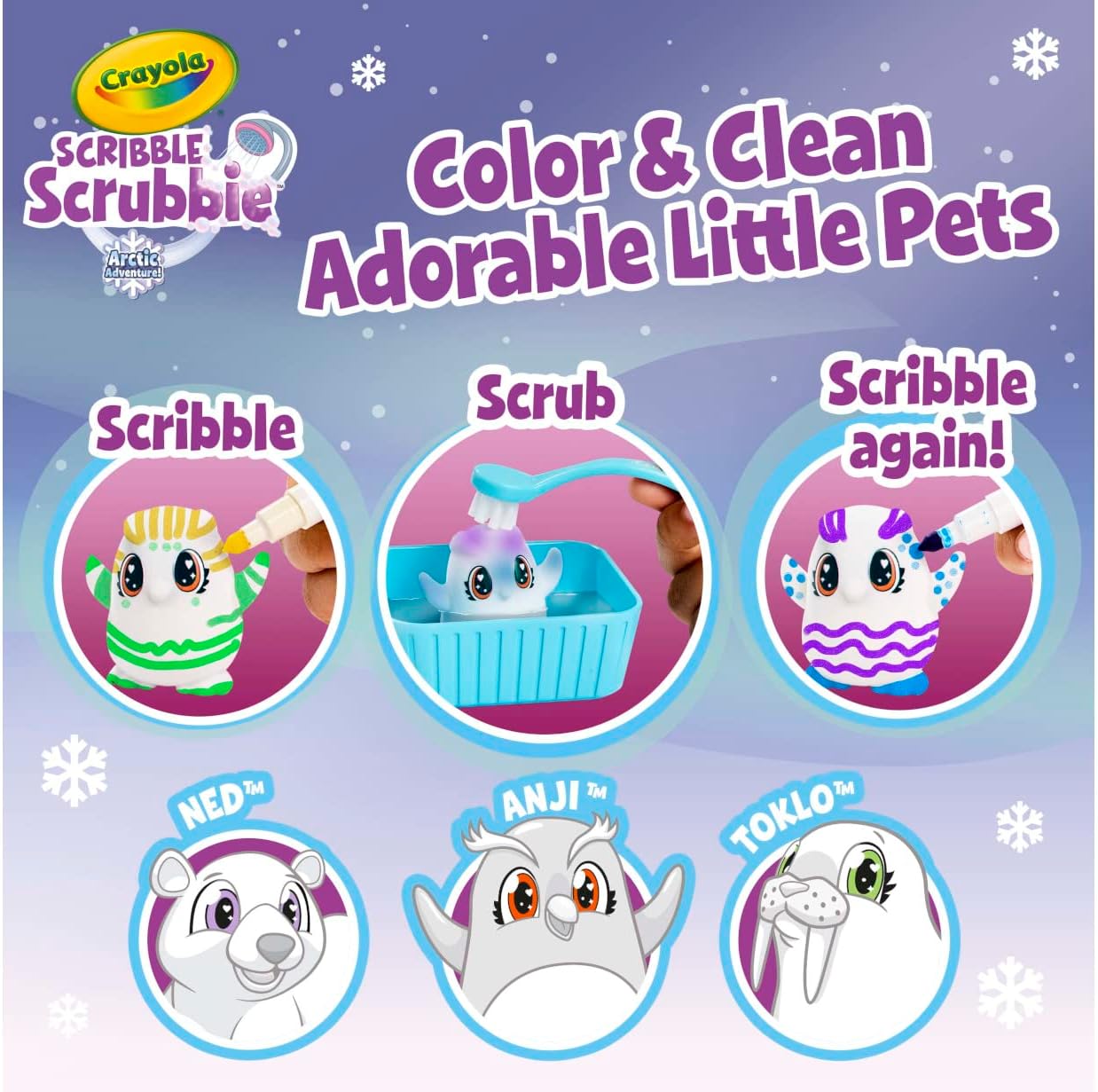 Crayola Scribble Scrubbie Pets Arctic Snow Explorer image 5