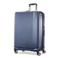 Blue suitcase with a ribbed texture Samsonite 