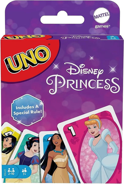 Mattel Games UNO Disney Princesses Matching Card Game image 0