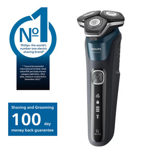Philips Series 5000 Wet & Dry Electric Shaver with Nose Trimmer image 1