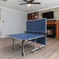 Butterfly Premium Indoor Table Tennis Table | 16mm Top | Rollaway | Playback | Net & Bats Included | Blue