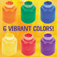 Crayola Washable Kids Paint Set Pack of 6 Bottles 2oz image 2