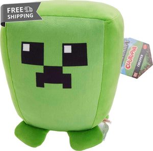 Mattel Minecraft Cuutopia Creeper Plush, 10-inch Soft Rounded Pillow. image 0