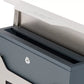 Boîte aux lettres à chargement par le haut Phoenix Estilo MB0125KS en acier inoxydable avec serrure à clé