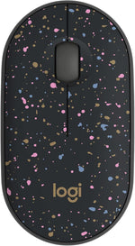 Logitech M340 Wireless Mouse with Limited Edition Prints, USB Receiver and Silent Clicks, Portable Wireless Mouse for Laptop, PC, Windows, Chrome, Surface – Speckles