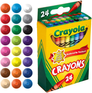 Crayons de cire classiques Crayola, paquet de 24 couleurs