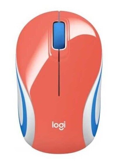 Logitech M187 Mini Wireless Mouse | Nano Receiver | Ambidextrous | Windows, Mac & Linux | 6 Colours