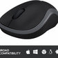 Logitech M185 Wireless Mouse Grey image 4
