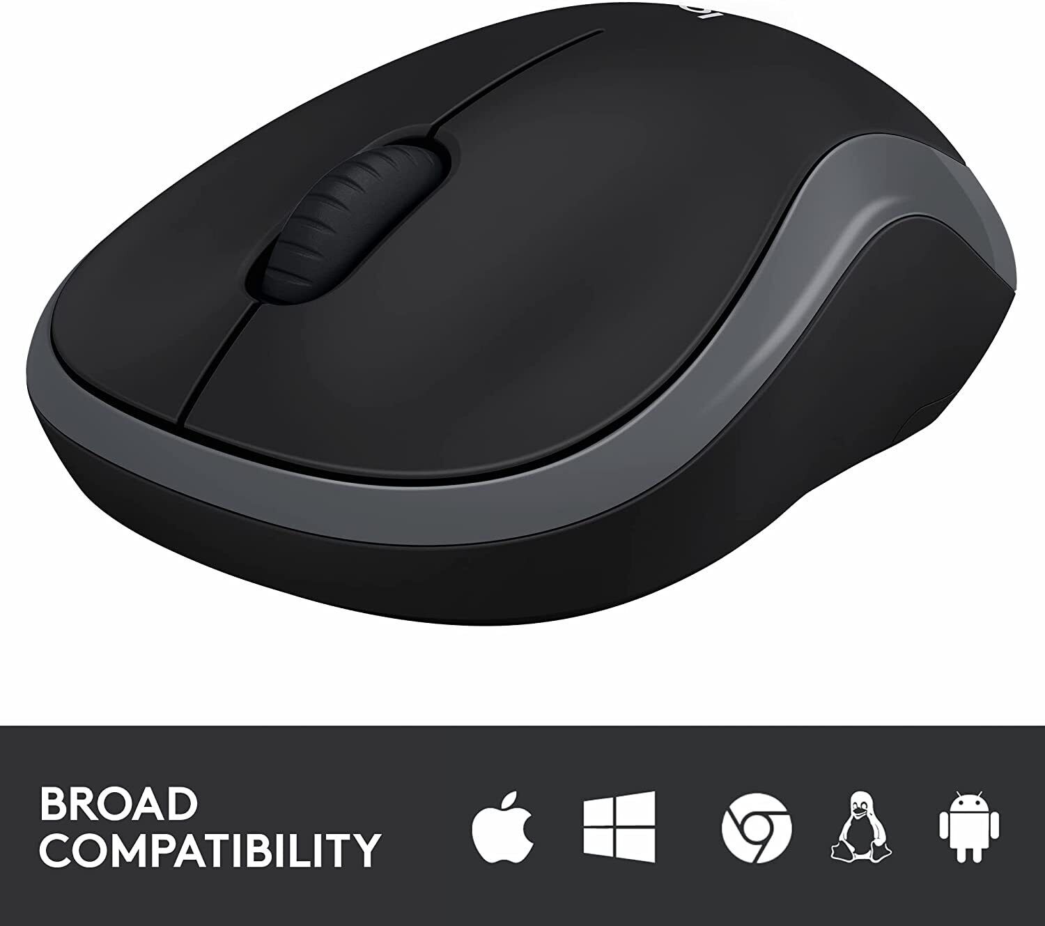 Logitech M185 Wireless Mouse Grey image 4