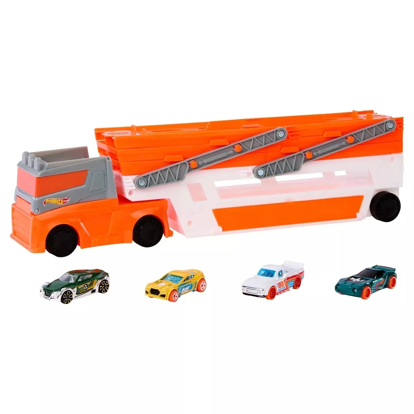 Hot Wheels City Mega Hauler With 4 Cars image 0
