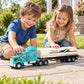 Big Daddy Oil Tanker Lorry | 8-Wheeler Semi | Detachable Cab | Friction Powered | Kickstand